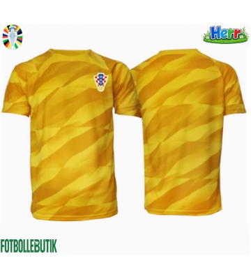 Kroatien Målvakt Hemmatröja EM 2024 Kortärmad